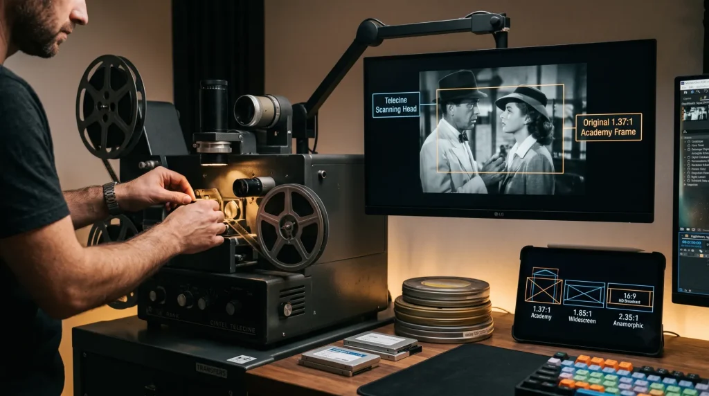 How Film Is Transferred to Video: Aspect Ratios, Telecine and Widescreen