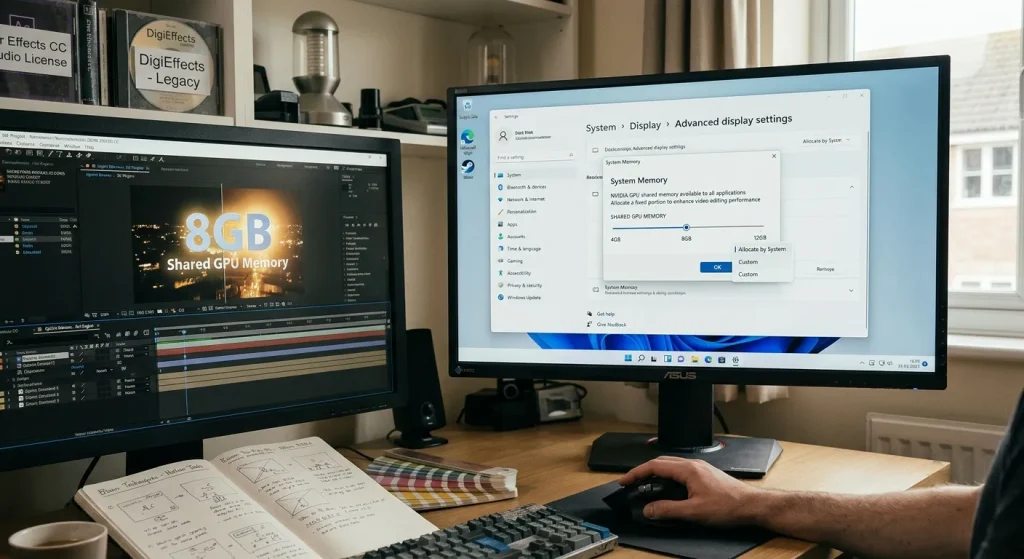 How to Adjust Shared NVIDIA GPU Memory in Windows 10 & 11 for Video Editing