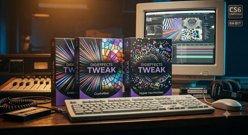 The History of DigiEffects Tweak: Revisiting Crazy Stripes, Crystallizer, and Hyper Harmonizer